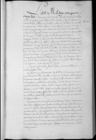 Délibérations du Conseil Général de la commune (anciennement assemblée des notables)
24 janvier 1790 - 17 octobre 1792