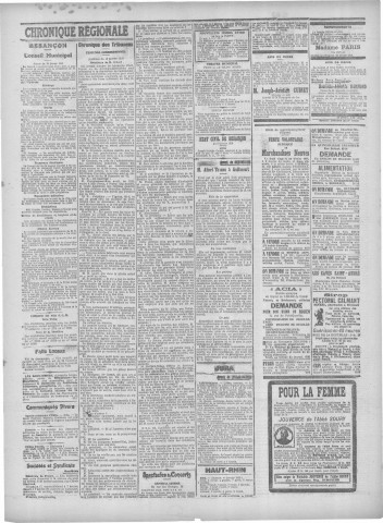 14/02/1918 - Le petit comtois [Texte imprimé] : journal républicain démocratique quotidien