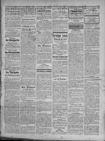 31/12/1915 - La Dépêche républicaine de Franche-Comté [Texte imprimé]