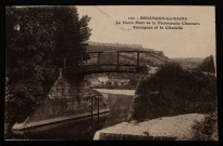 Besançon-les-Bains - Le Vieux Pont de la promenade Chamars. Tarragnoz et la Citadelle [image fixe] , Besançon : C. Lardier, 1914/1960