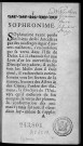 Sophronime (ou les aventures d'Aristonoüs) (par Fénélon)