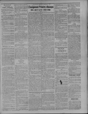 23/07/1922 - La Dépêche républicaine de Franche-Comté [Texte imprimé]