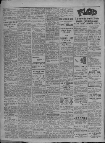 12/07/1931 - Le petit comtois [Texte imprimé] : journal républicain démocratique quotidien