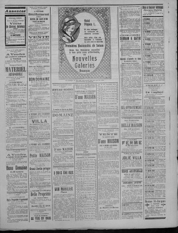 09/04/1922 - La Dépêche républicaine de Franche-Comté [Texte imprimé]