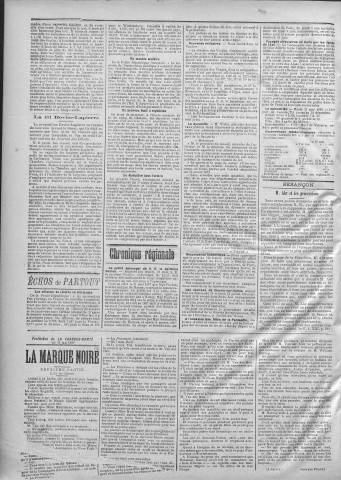 31/05/1892 - La Franche-Comté : journal politique de la région de l'Est