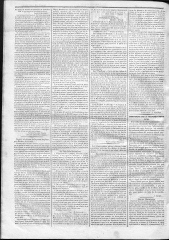18/08/1860 - La Franche-Comté : organe politique des départements de l'Est