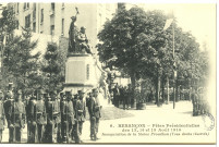 Besançon - Fêtes présidentielles des 13, 14 et 15 août 1910. Inauguration de la Statue Proudhon [image fixe] , Paris : I P M, 1910