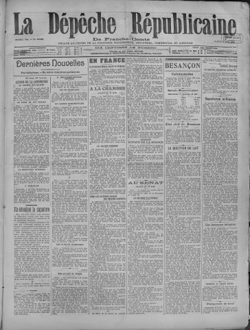 21/06/1919 - La Dépêche républicaine de Franche-Comté [Texte imprimé]
