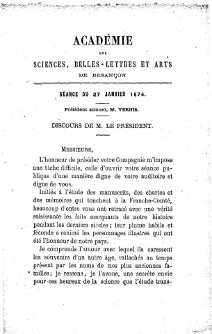 01/01/1874 - Séances publiques [Texte imprimé] /