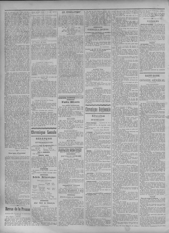 29/09/1910 - La Dépêche républicaine de Franche-Comté [Texte imprimé]