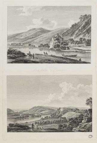Vue du château de Torpe [sic], près Besançon [estampe] / dessiné par l' Allemand, dirigé par Née , [S.l.] : [s.n.], [1700-1817]