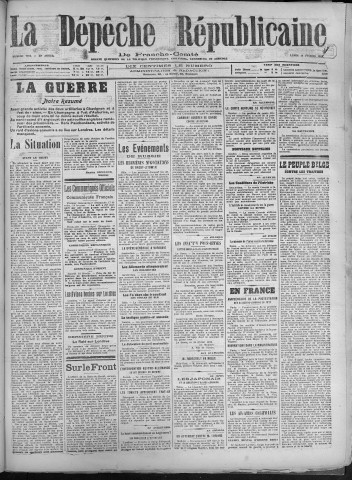 18/02/1918 - La Dépêche républicaine de Franche-Comté [Texte imprimé]