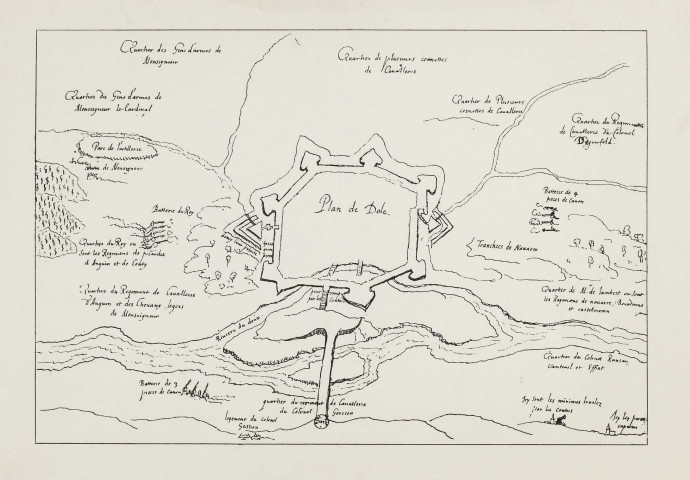Plan de Dole [estampe] , [S.l.] : [s.n.], [1850-1950]
