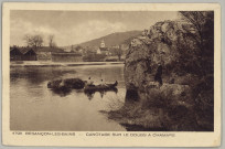 Besançon-les-Bains - Canotage sur le Doubs à Chamars [image fixe] , Mulhouse-Dornach : Braun & Cie Imp.-Edit., 1930/1950
