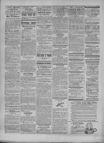 25/05/1916 - La Dépêche républicaine de Franche-Comté [Texte imprimé]