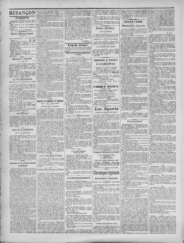20/06/1924 - La Dépêche républicaine de Franche-Comté [Texte imprimé]