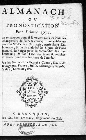 1771 - Dieu soit béni [Texte imprimé]
