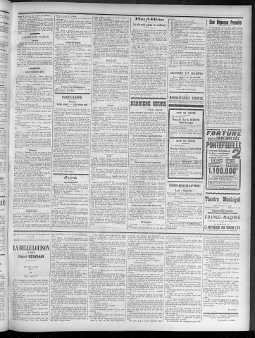26/02/1907 - La Dépêche républicaine de Franche-Comté [Texte imprimé]