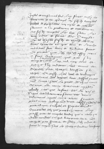 Comptes de la Ville de Besançon, recettes et dépenses, Compte de Pierre de Chaffoy (1er janvier - 31 décembre 1516)