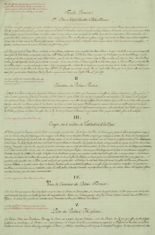 Etudes d'architecture / Pierre-Adrien Pâris. Tome III, 1ère partie, Palais , [S.l.] : [P.-A. Pâris], [1700-1800]