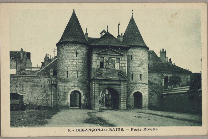 Besançon-les-Bains. Porte Rivotte [image fixe] , Besançon : Etablissements C. Lardier, 1914/1930