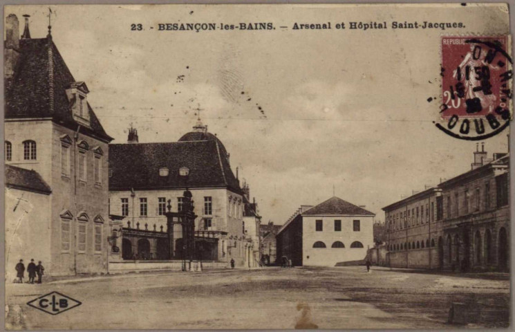 Arsenal et hôpital Saint-Jacques.