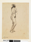 Femme nue, de profil