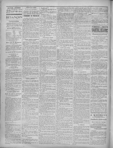 13/11/1919 - La Dépêche républicaine de Franche-Comté [Texte imprimé]