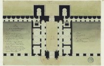 Plan de la nouvelle Porte Capène, bâtie sous Aurélien / Pierre-Adrien Pâris , [S.l.] : [P.-A. Pâris], [1700 - 1800]