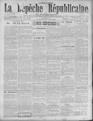05/03/1921 - La Dépêche républicaine de Franche-Comté [Texte imprimé]