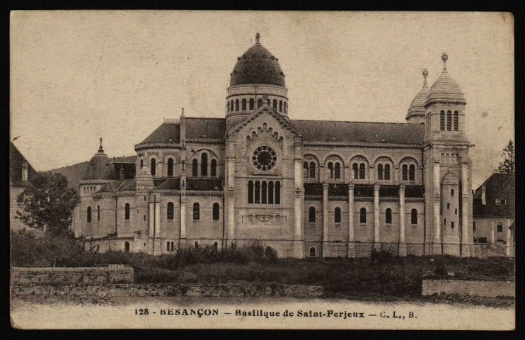 Besançon. - Basilique de Saint-Ferjeux [image fixe] , Besançon : "Phototypie artistique de l'Est C. Lardier, Besançon (Doubs), 1904/1930