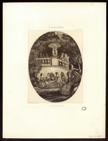 La Saison des roses [image fixe] / L. Perèse pinx. et sculp. , 1845