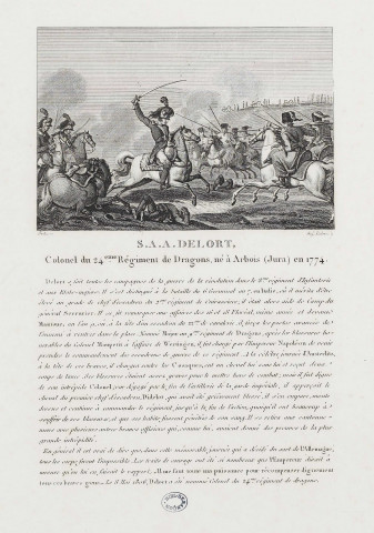 S. A. A. Delort [image fixe] / Aug. Devaux fe  ; Swebach inv , Paris : Lith Pointurier F. et P., 1807