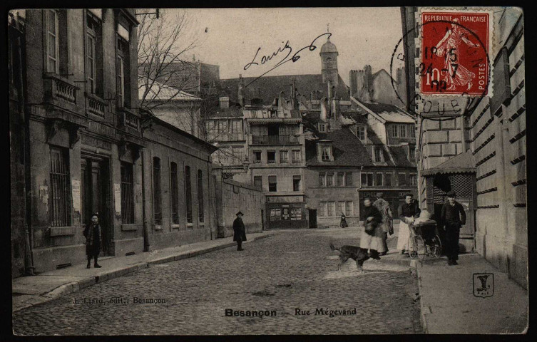 Besançon - Rue Mégevand [image fixe] , Besançon : J. Liard, édit., 1901-1908