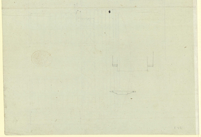 Paris. Hôtel de lamoignon. Coupe [Dessin] , 1750/1799