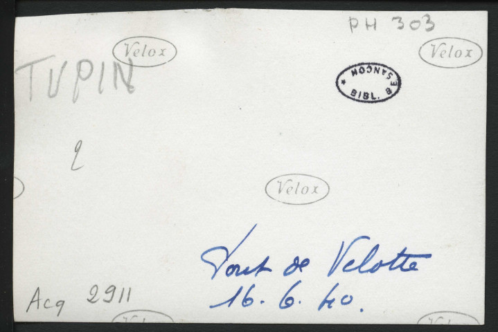 Besançon. Pont de Velotte sauté, 16 juin 1940