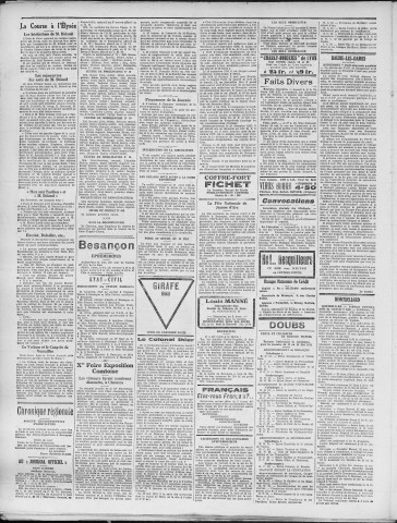 11/05/1931 - La Dépêche républicaine de Franche-Comté [Texte imprimé]