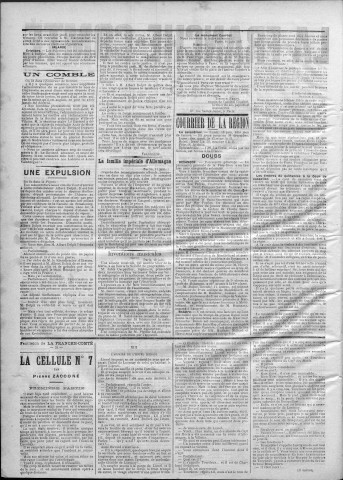 13/06/1887 - La Franche-Comté : journal politique de la région de l'Est