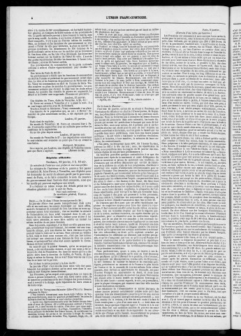 31/01/1871 - L'Union franc-comtoise [Texte imprimé]
