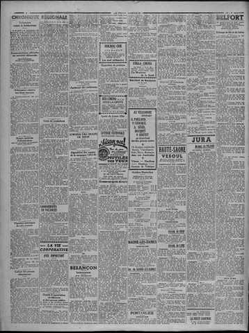 23/08/1941 - Le petit comtois [Texte imprimé] : journal républicain démocratique quotidien
