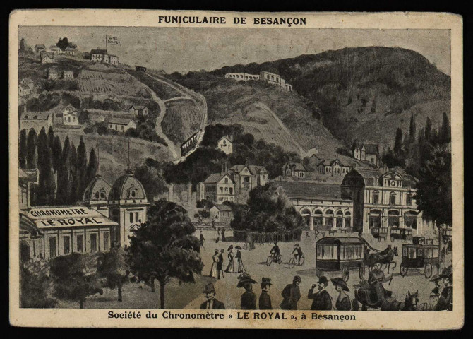 Besançon - Besançon - Le Funiculaire de Besançon. [image fixe] , 1904/1928
