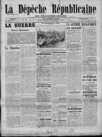 02/12/1915 - La Dépêche républicaine de Franche-Comté [Texte imprimé]