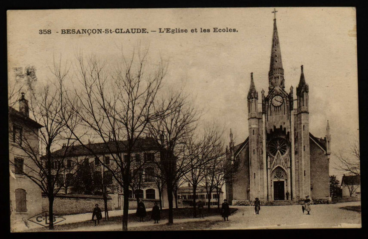 Besançon. - L'Eglise et les Ecoles [image fixe] , Besançon : Etablissement C. Lardier - Besançon, 1904/1923