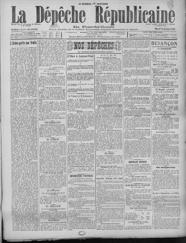 14/10/1924 - La Dépêche républicaine de Franche-Comté [Texte imprimé]