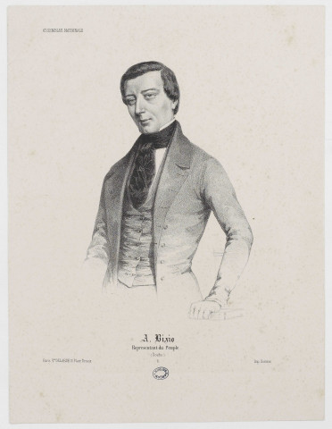 A. Bixio représentant du peuple (Doubs) , Paris : V Delarue, 10 place Desaix, 1848