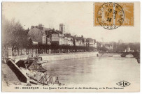 Besançon. Les Quais Veil-Picard et de Strasbourg et le Pont Battant [image fixe] , Besançon : Etablissements C. Lardier, 1915/1923