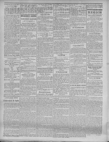 21/06/1921 - La Dépêche républicaine de Franche-Comté [Texte imprimé]