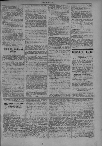 02/10/1883 - Le petit comtois [Texte imprimé] : journal républicain démocratique quotidien