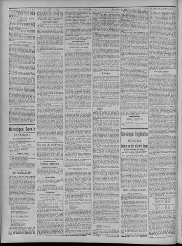 16/01/1911 - La Dépêche républicaine de Franche-Comté [Texte imprimé]