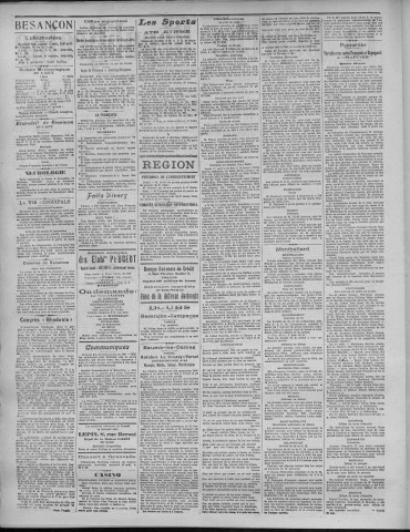 06/08/1921 - La Dépêche républicaine de Franche-Comté [Texte imprimé]